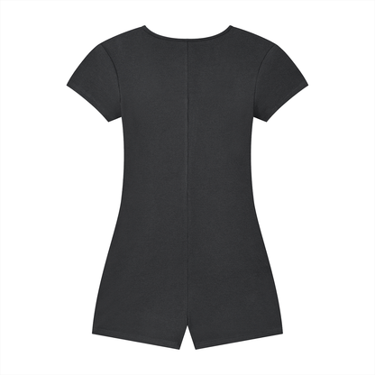 Motion GWD Women's Dual-Function Cape Tie-Waist Romper