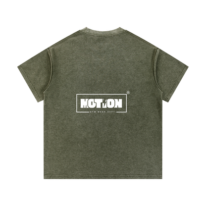 Motion GWD Unisex Mineral Wash Waffle Knit T-Shirt