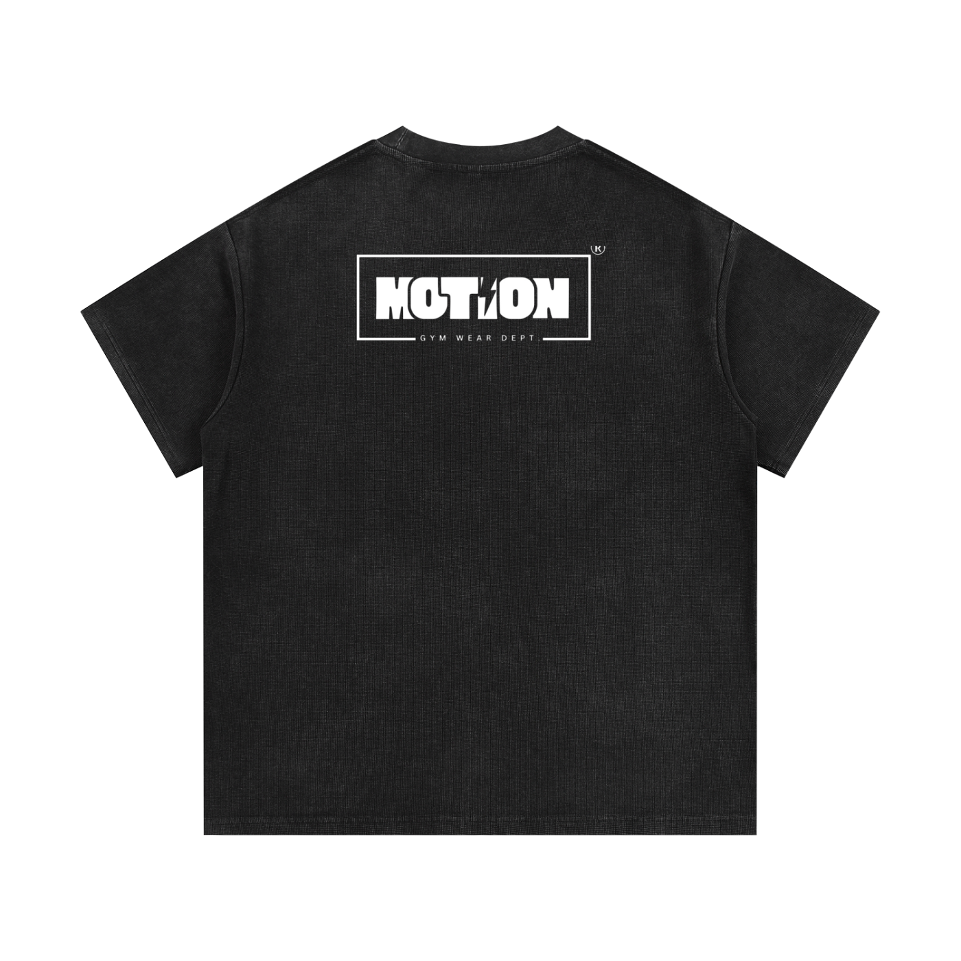 Motion GWD Unisex Mineral Wash Waffle Knit T-Shirt