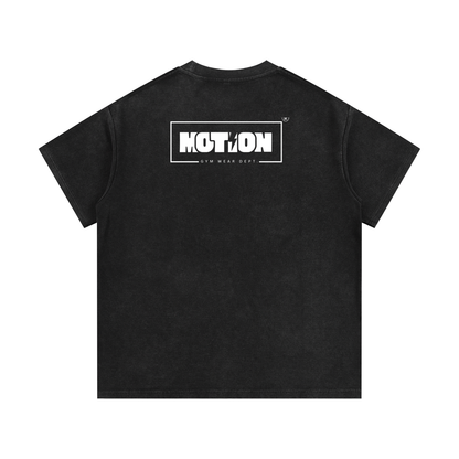 Motion GWD Unisex Mineral Wash Waffle Knit T-Shirt