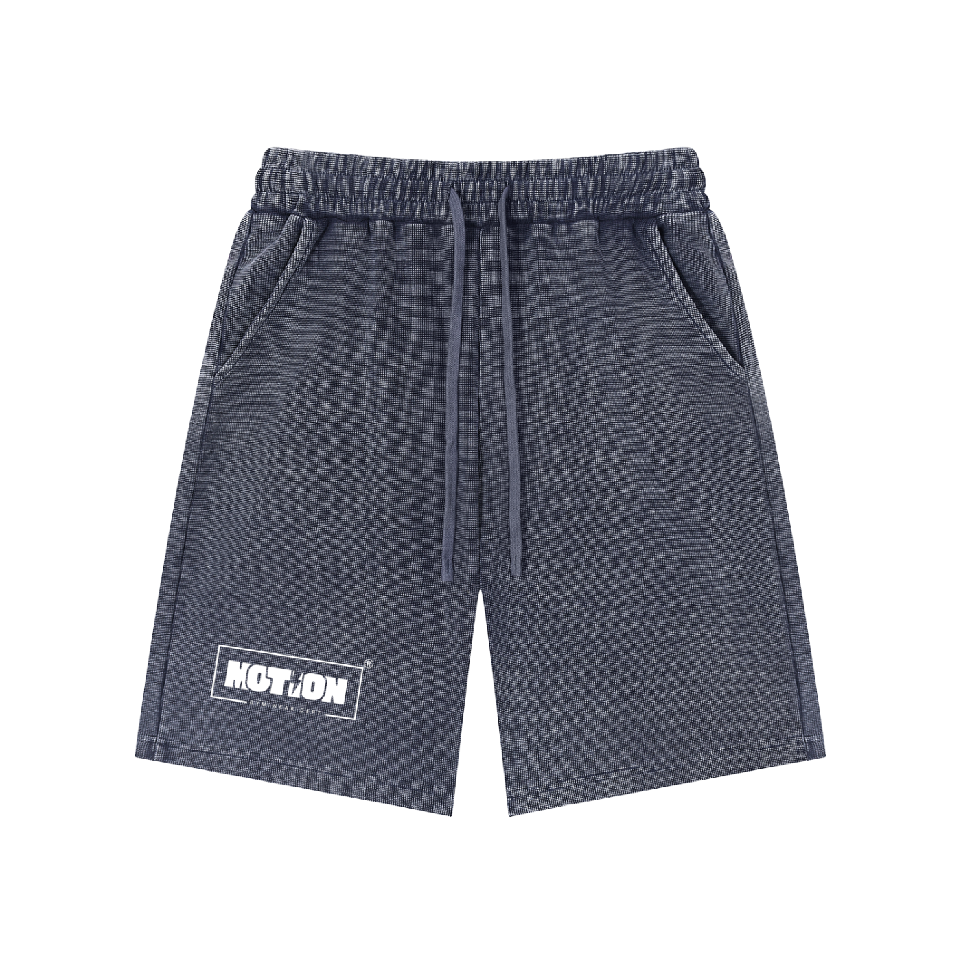 Motion GWD Unisex Mineral Wash Waffle Knit Shorts