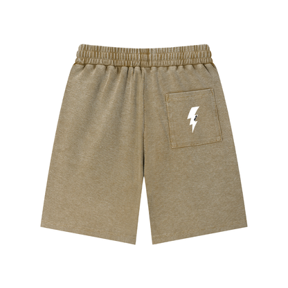 Motion GWD Unisex Mineral Wash Waffle Knit Shorts