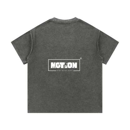 Motion GWD Unisex Mineral Wash Waffle Knit T-Shirt