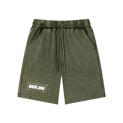 Motion GWD Unisex Mineral Wash Waffle Knit Shorts