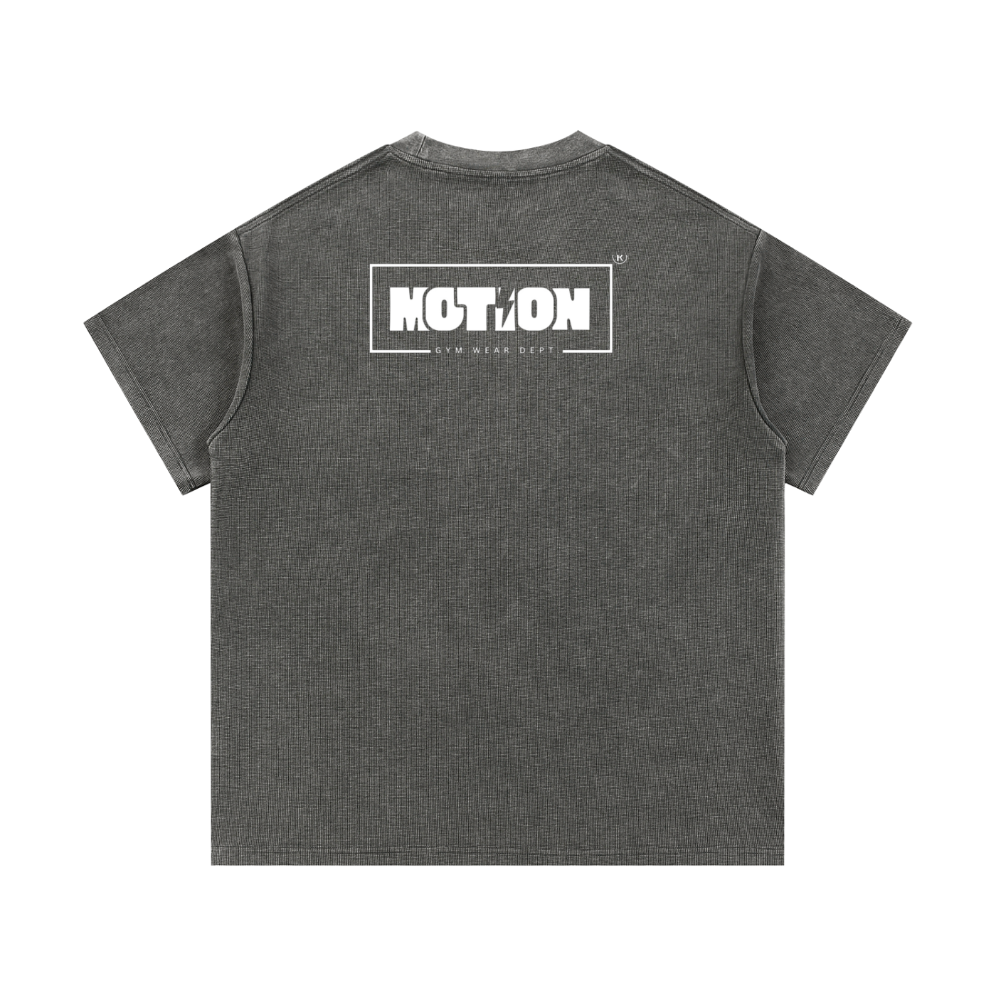 Motion GWD Unisex Mineral Wash Waffle Knit T-Shirt