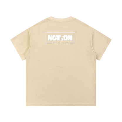 Motion GWD Unisex Mineral Wash Waffle Knit T-Shirt