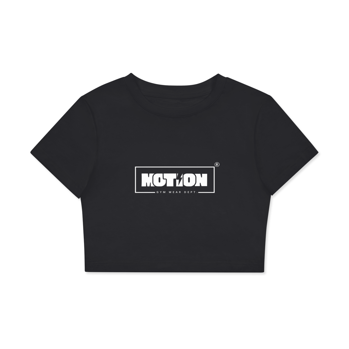 Motion GWD Womans Fitted Crop Cotton T-Shirt