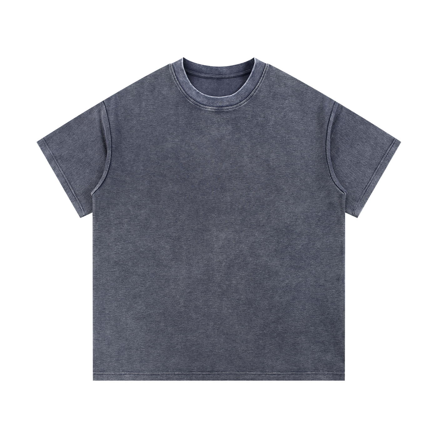 Motion GWD Unisex Mineral Wash Waffle Knit T-Shirt
