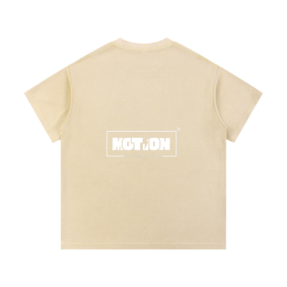 Motion GWD Unisex Mineral Wash Waffle Knit T-Shirt