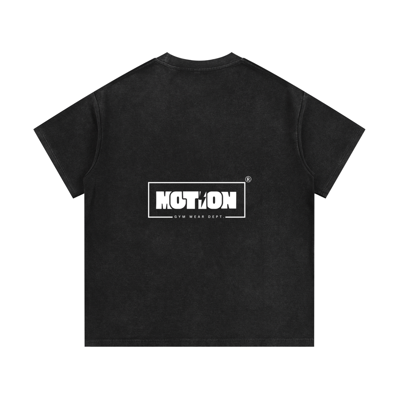 Motion GWD Unisex Mineral Wash Waffle Knit T-Shirt