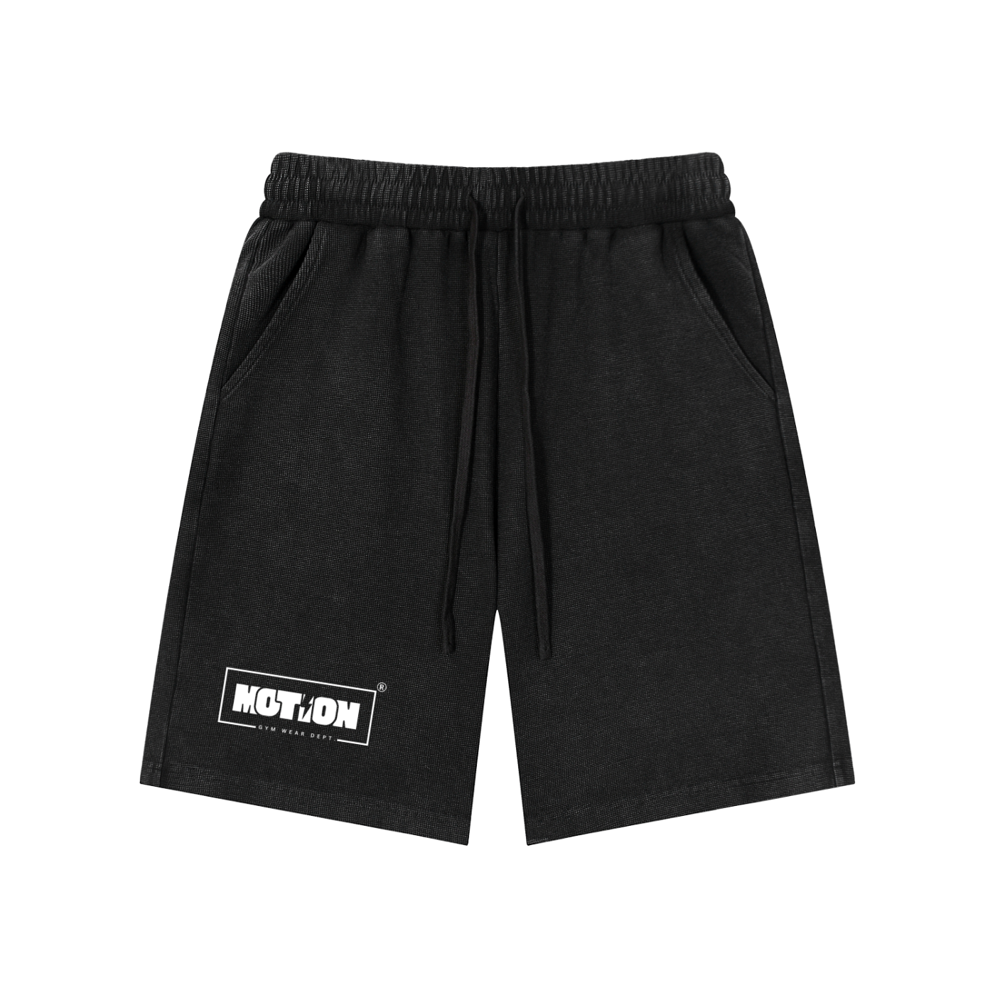 Motion GWD Unisex Mineral Wash Waffle Knit Shorts