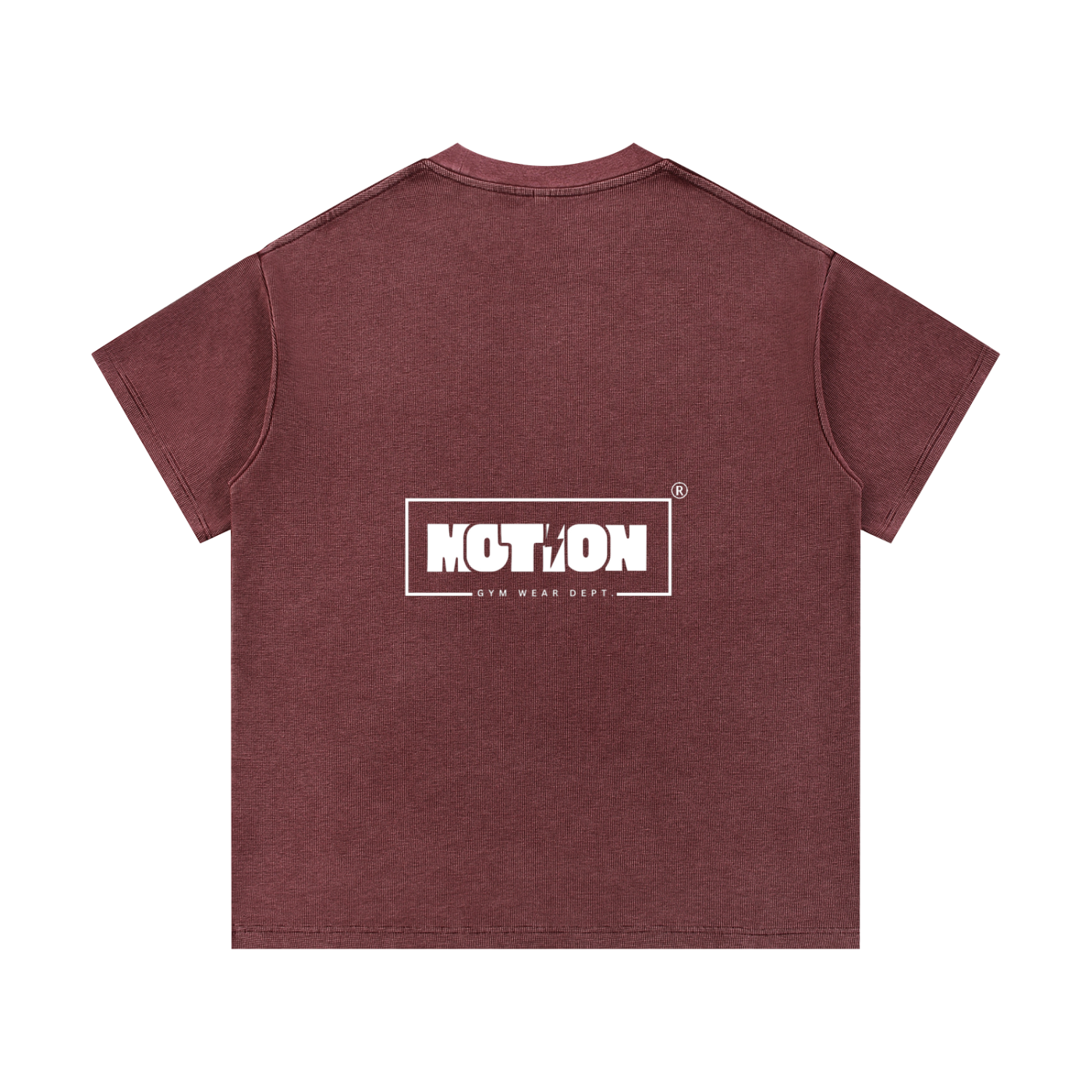 Motion GWD Unisex Mineral Wash Waffle Knit T-Shirt