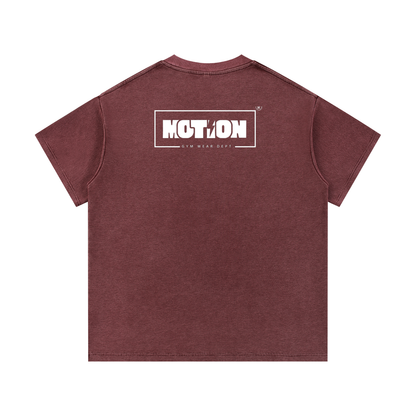 Motion GWD Unisex Mineral Wash Waffle Knit T-Shirt