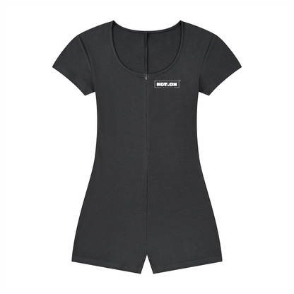 Motion GWD Women's Dual-Function Cape Tie-Waist Romper