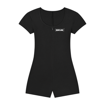 Motion GWD Women's Dual-Function Cape Tie-Waist Romper