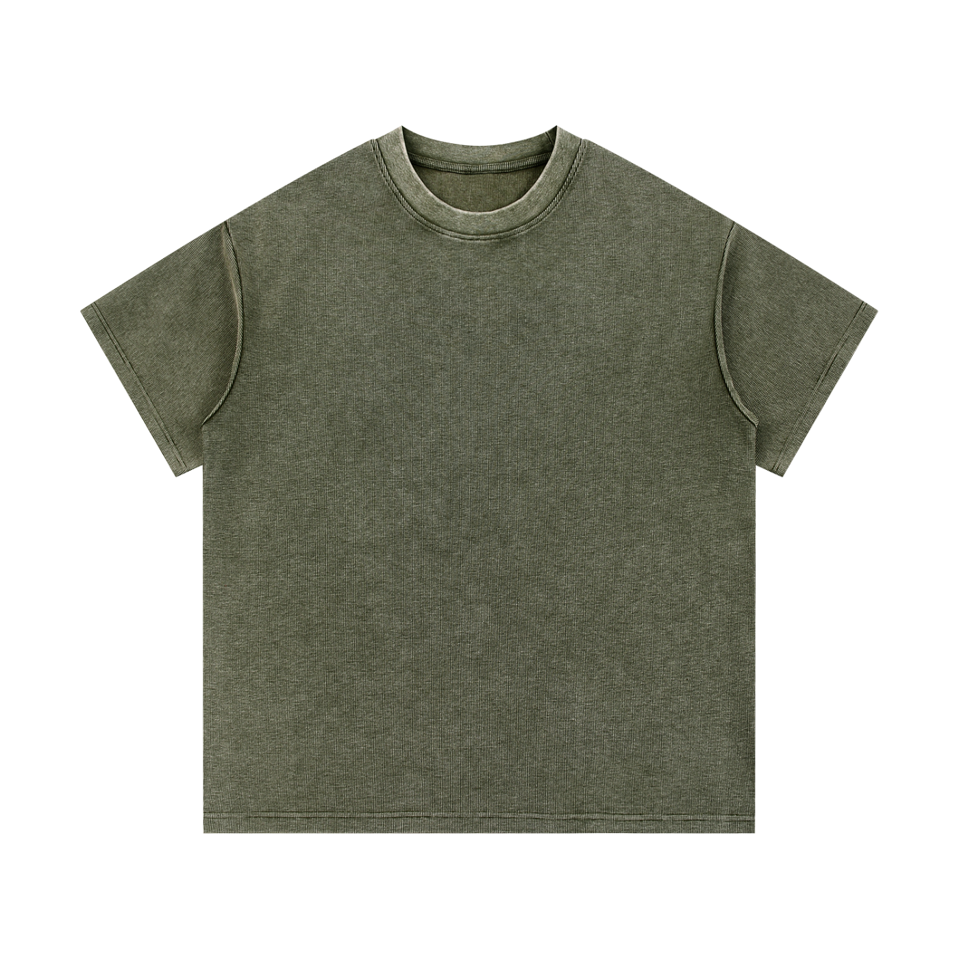 Motion GWD Unisex Mineral Wash Waffle Knit T-Shirt
