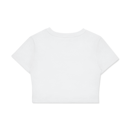 Motion GWD Womans Fitted Crop Cotton T-Shirt