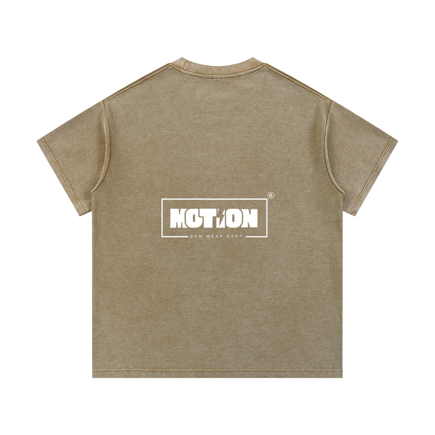 Motion GWD Unisex Mineral Wash Waffle Knit T-Shirt