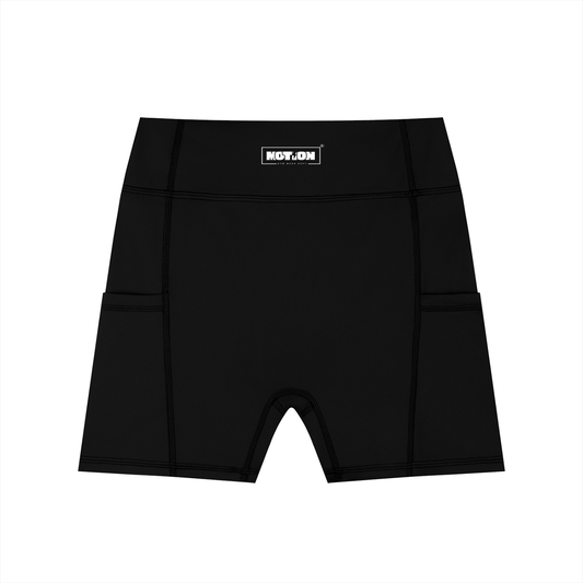 Motion GWD Women's High-Waisted Pocket Biker Shorts