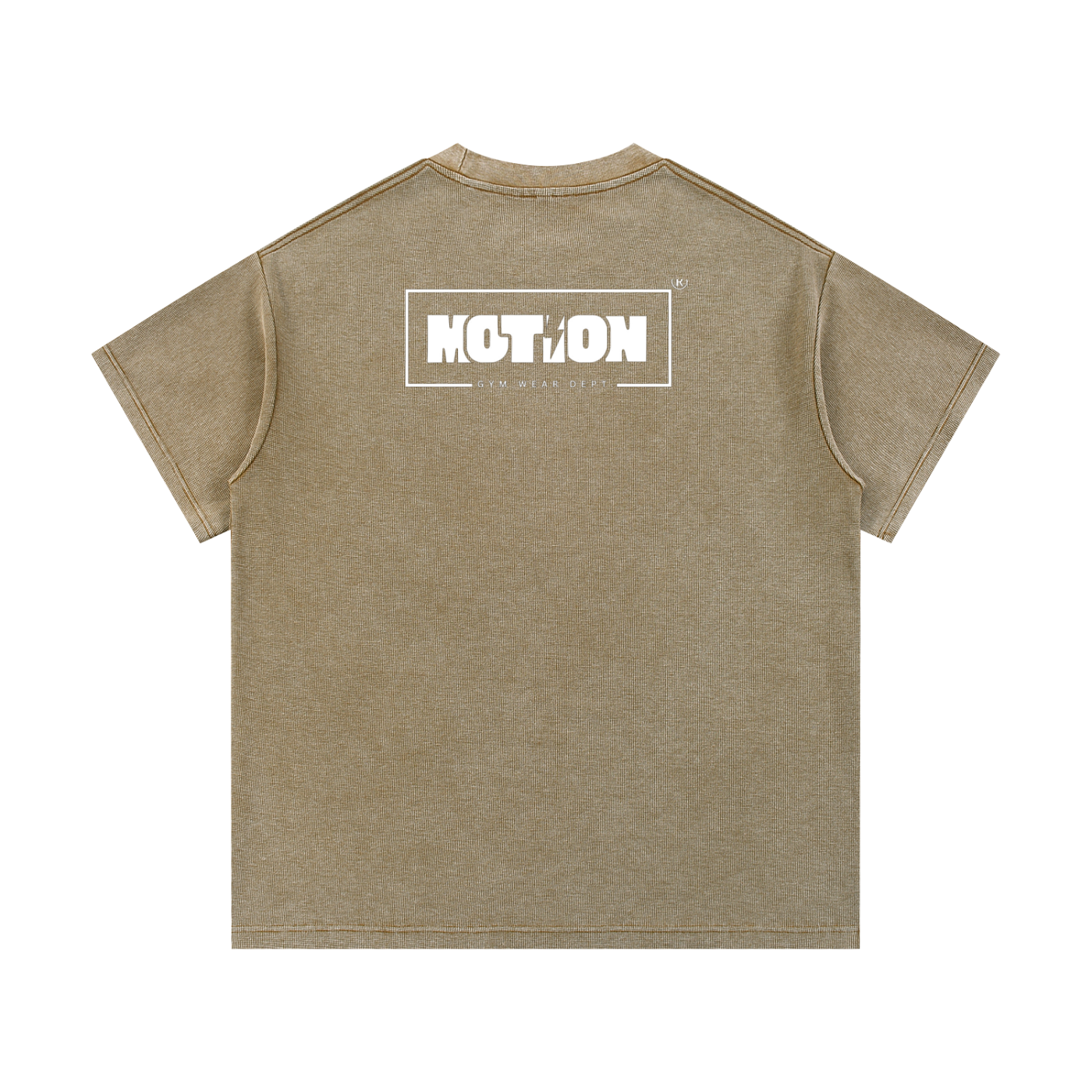 Motion GWD Unisex Mineral Wash Waffle Knit T-Shirt