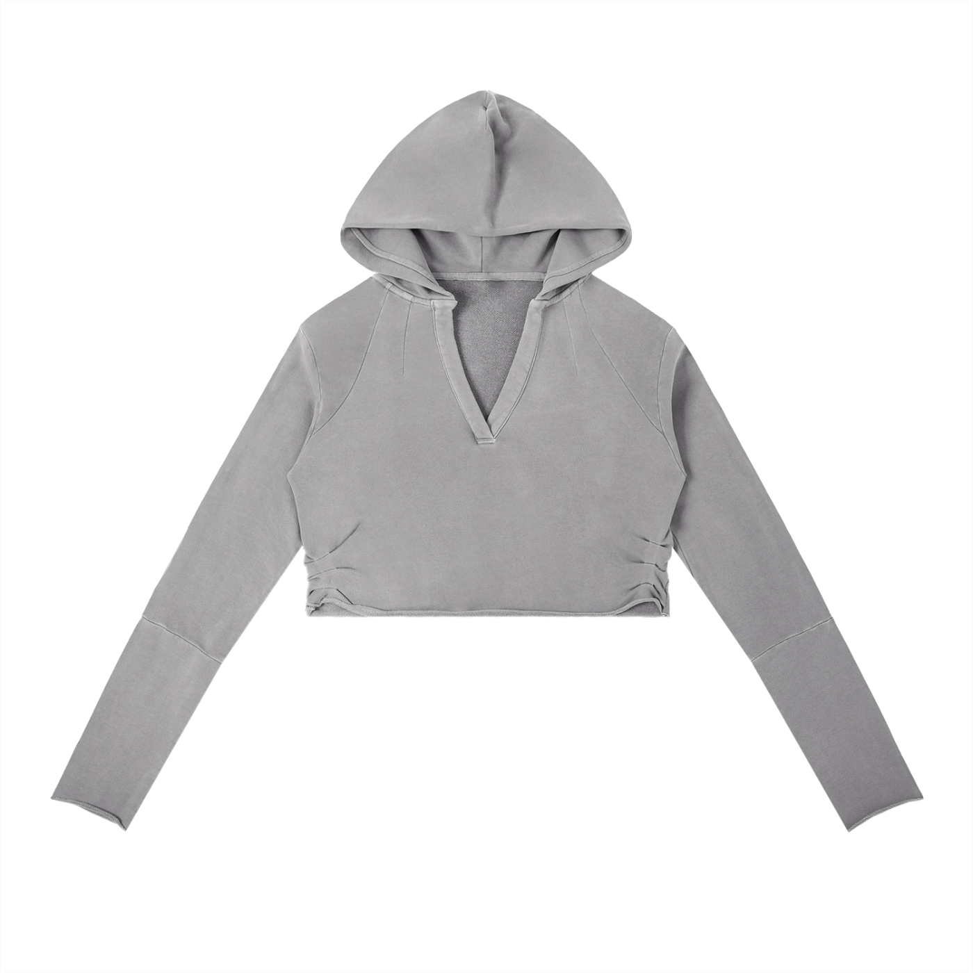 Motion GWD Woman's Vintage Washed Raw Edge Hoodie