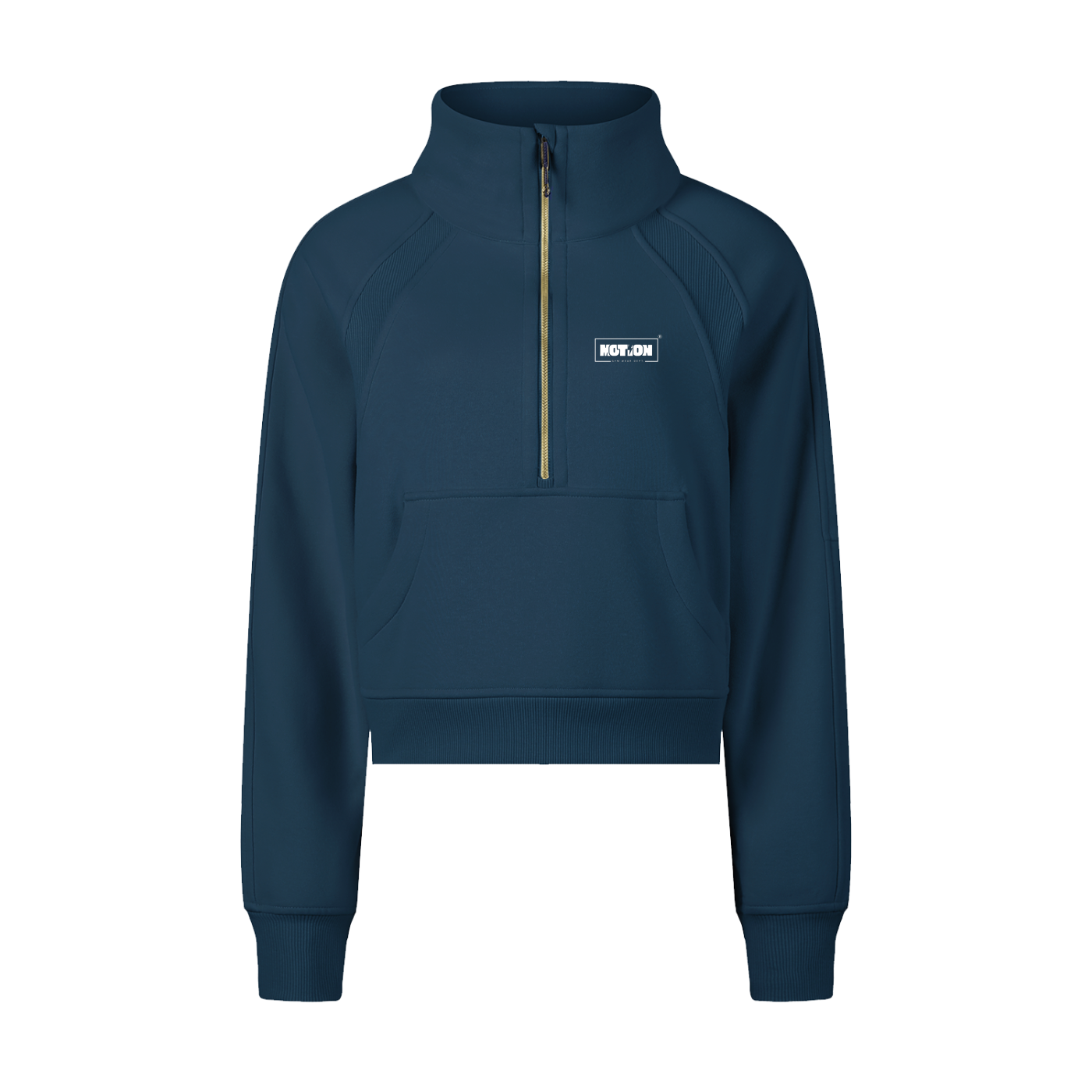 Motion GWD Women's Cropped Quarter-Zip Sweatshirt