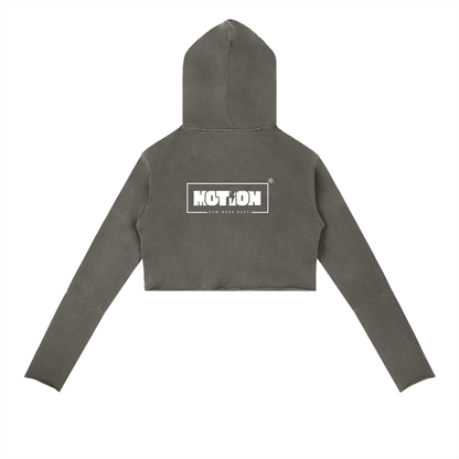 Motion GWD Woman's Vintage Washed Raw Edge Hoodie