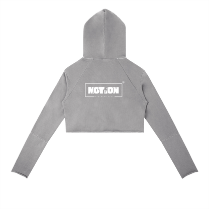 Motion GWD Woman's Vintage Washed Raw Edge Hoodie