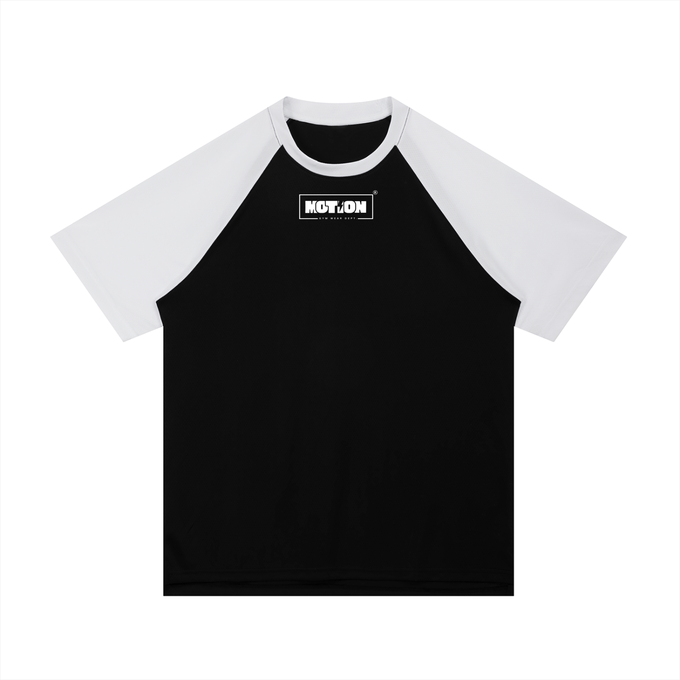 Motion GWD Unisex Contrast Raglan Sleeve Mesh T-Shirt