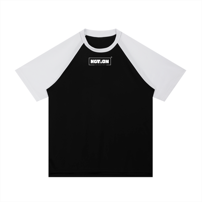 Motion GWD Unisex Contrast Raglan Sleeve Mesh T-Shirt