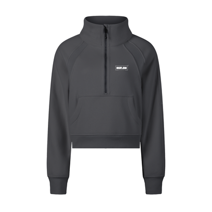 Motion GWD Women's Cropped Quarter-Zip Sweatshirt