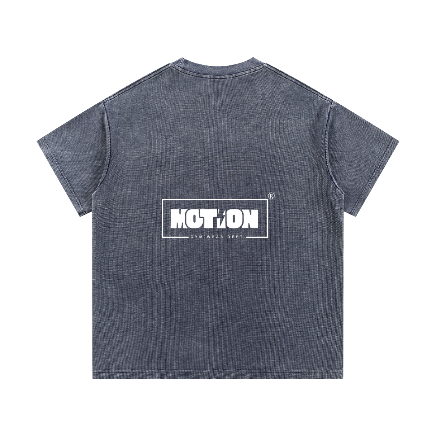 Motion GWD Unisex Mineral Wash Waffle Knit T-Shirt