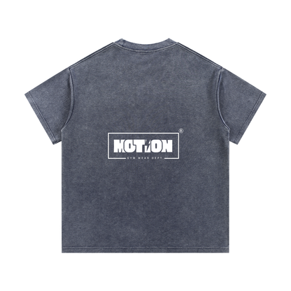 Motion GWD Unisex Mineral Wash Waffle Knit T-Shirt
