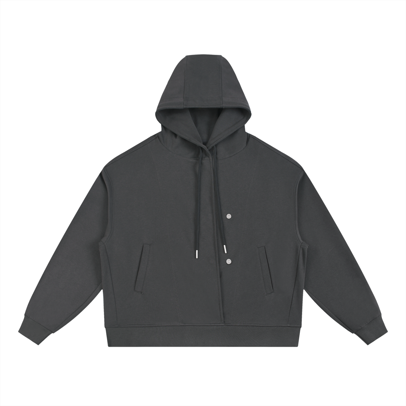 Motion GWD Boxy Button Placket Hoodie