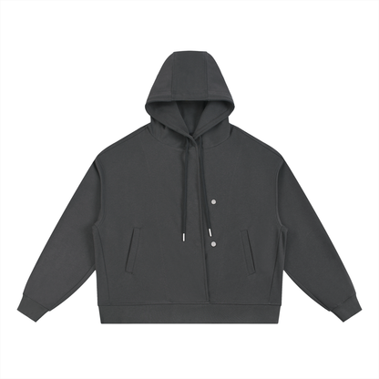 Motion GWD Boxy Button Placket Hoodie