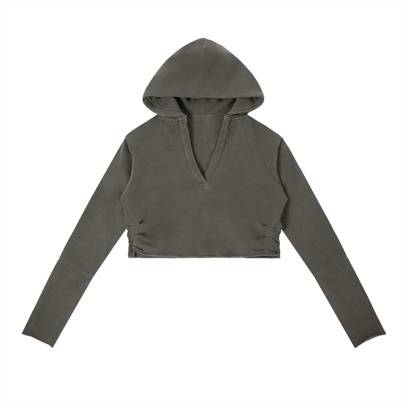 Motion GWD Woman's Vintage Washed Raw Edge Hoodie