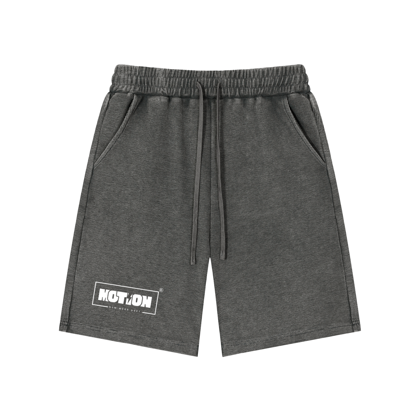Motion GWD Unisex Mineral Wash Waffle Knit Shorts