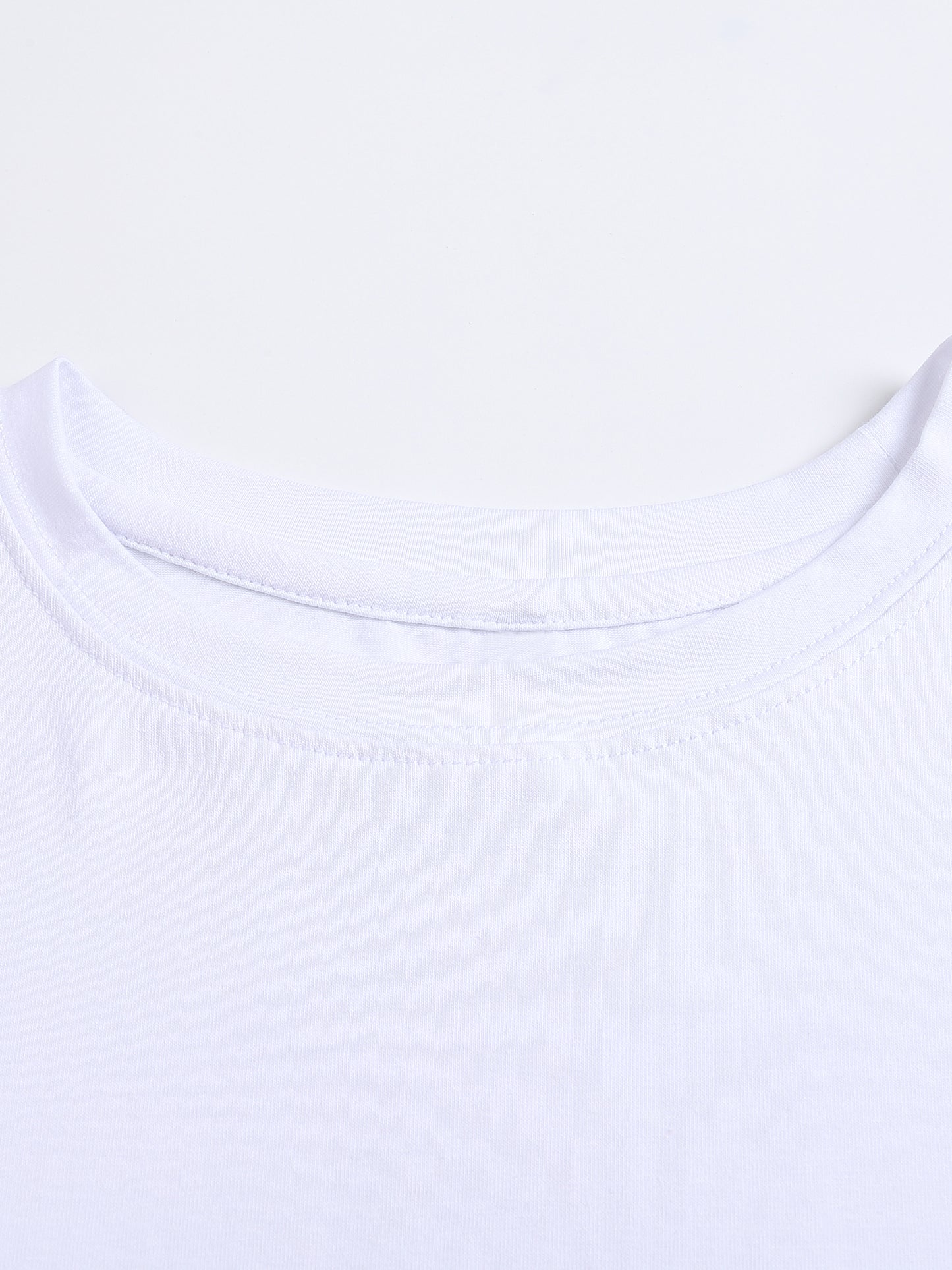 Motion GWD Womans Fitted Crop Cotton T-Shirt