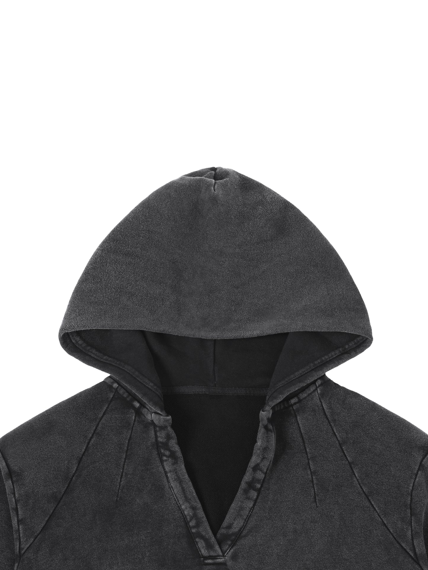 Motion GWD Woman's Vintage Washed Raw Edge Hoodie