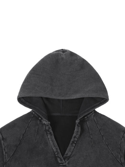 Motion GWD Woman's Vintage Washed Raw Edge Hoodie