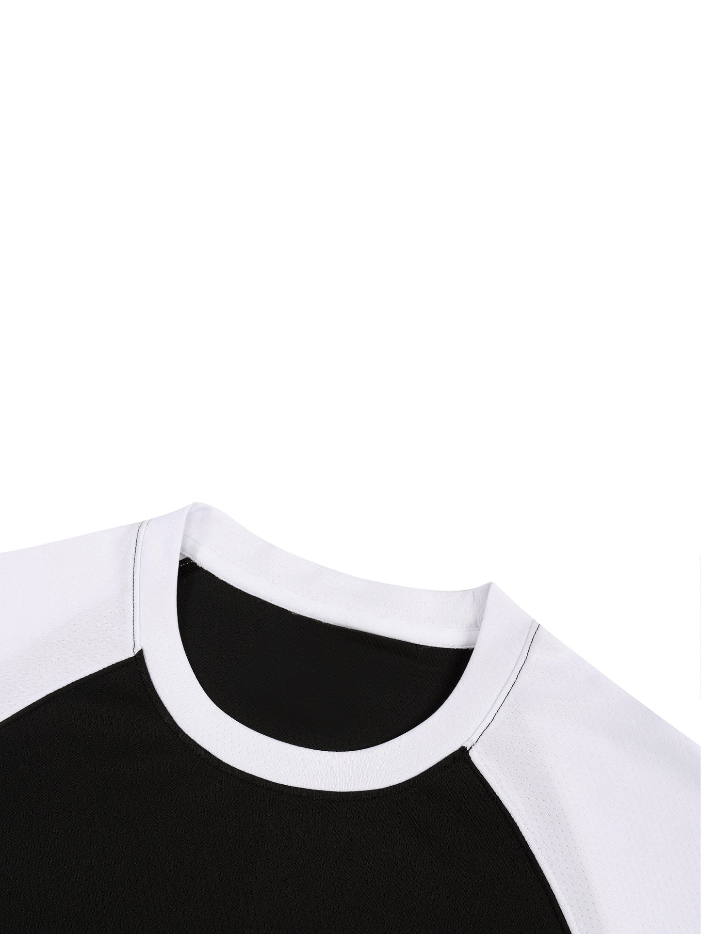 Motion GWD Unisex Contrast Raglan Sleeve Mesh T-Shirt