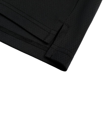 Motion GWD Unisex Contrast Raglan Sleeve Mesh T-Shirt