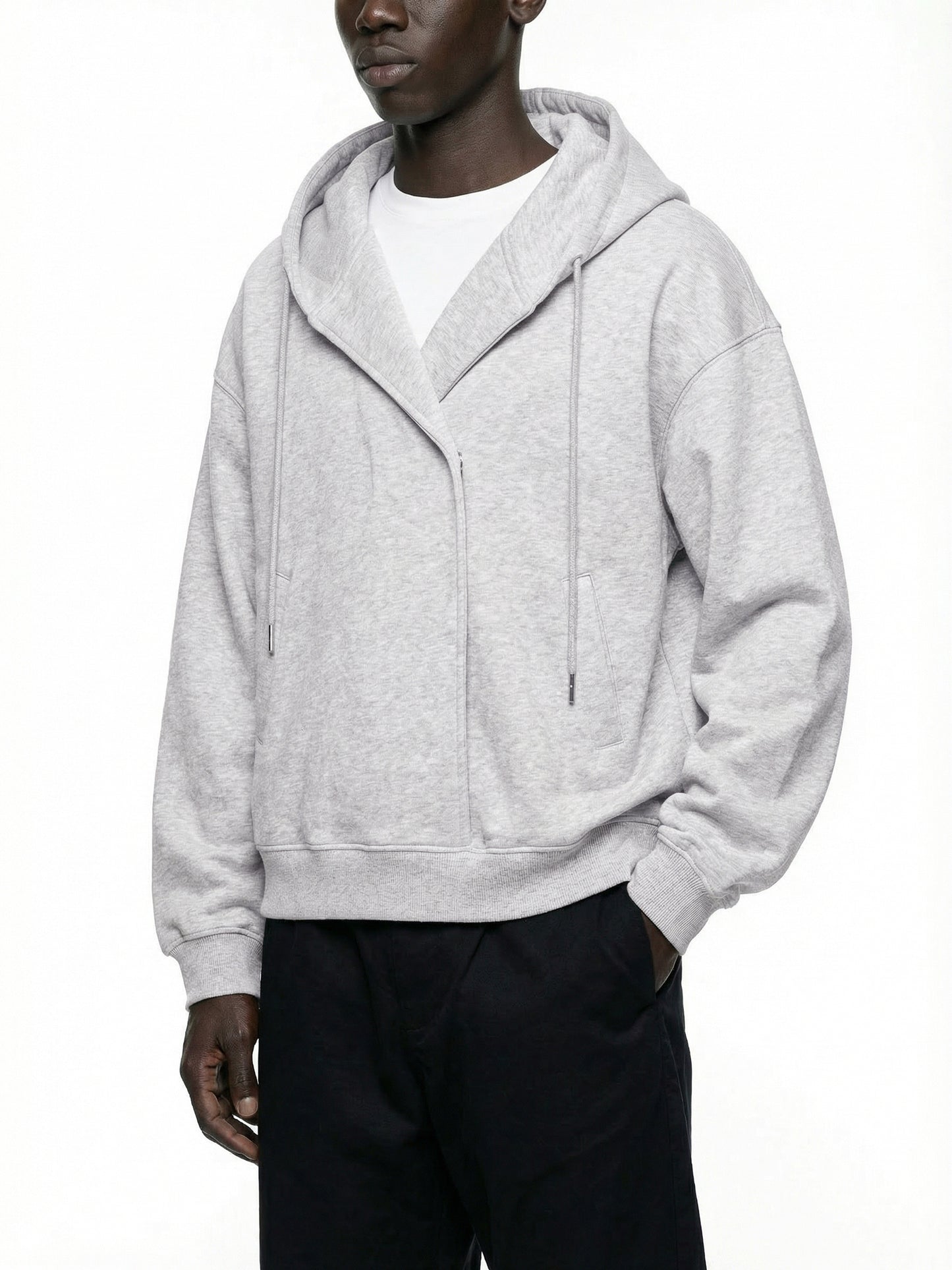 Motion GWD Boxy Button Placket Hoodie