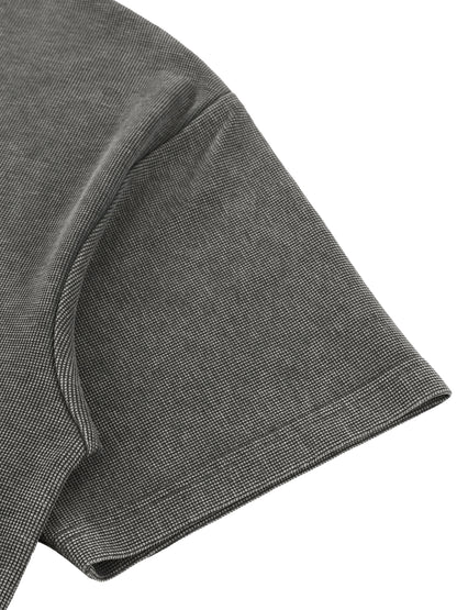 Motion GWD Unisex Mineral Wash Waffle Knit T-Shirt