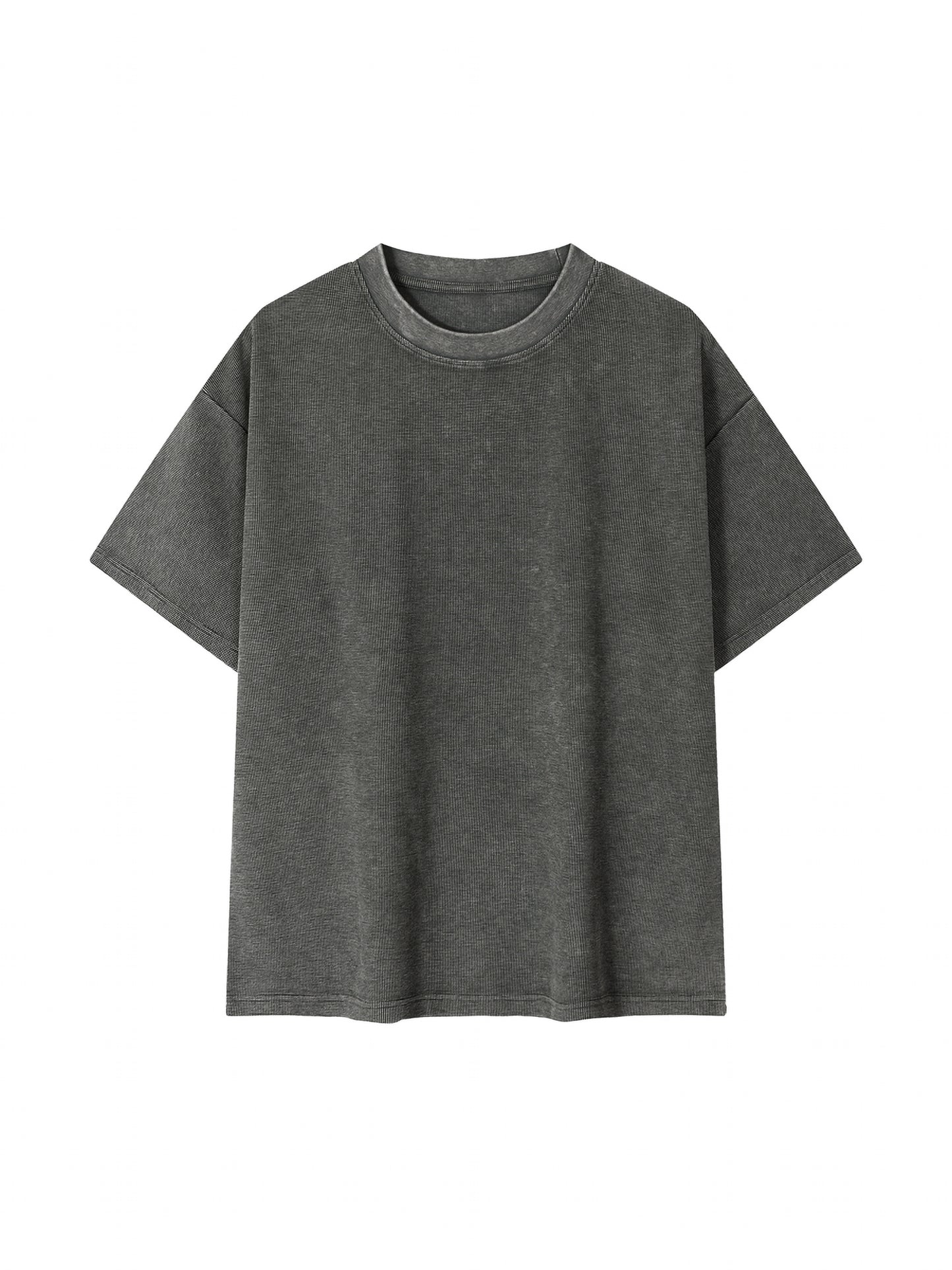 Motion GWD Unisex Mineral Wash Waffle Knit T-Shirt