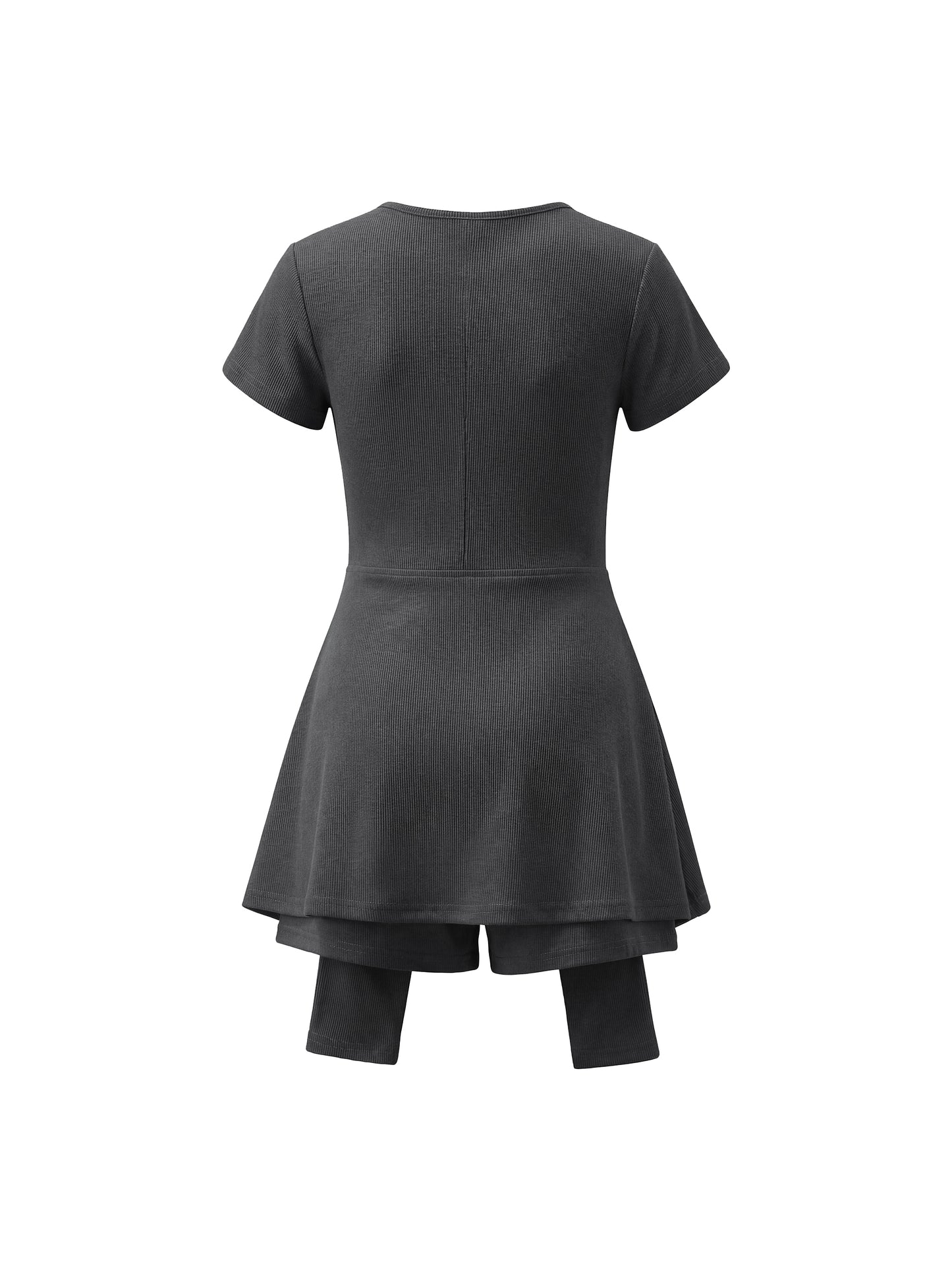 Motion GWD Women's Dual-Function Cape Tie-Waist Romper