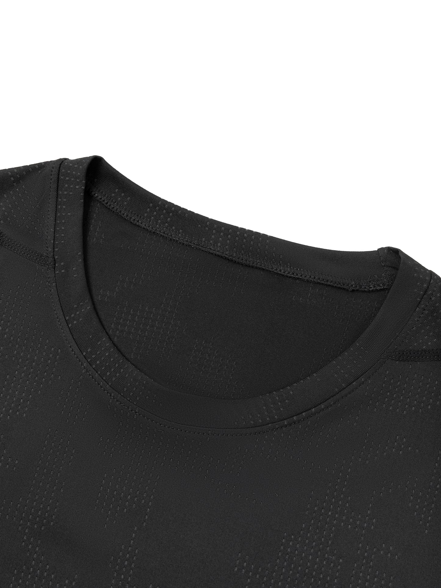 Motion GWD Men's Jacquard Slim Mesh T-Shirt