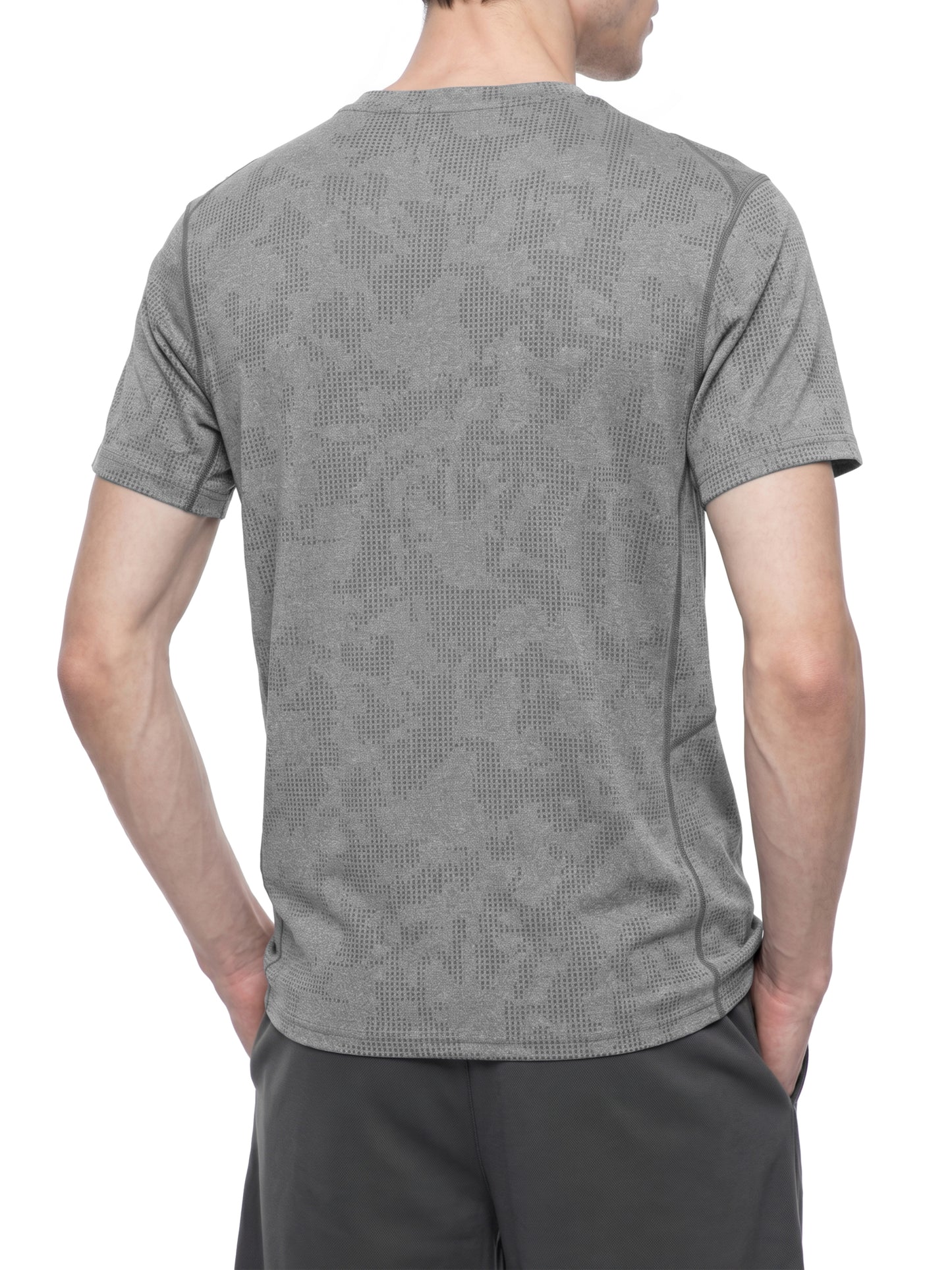 Motion GWD Men's Jacquard Slim Mesh T-Shirt