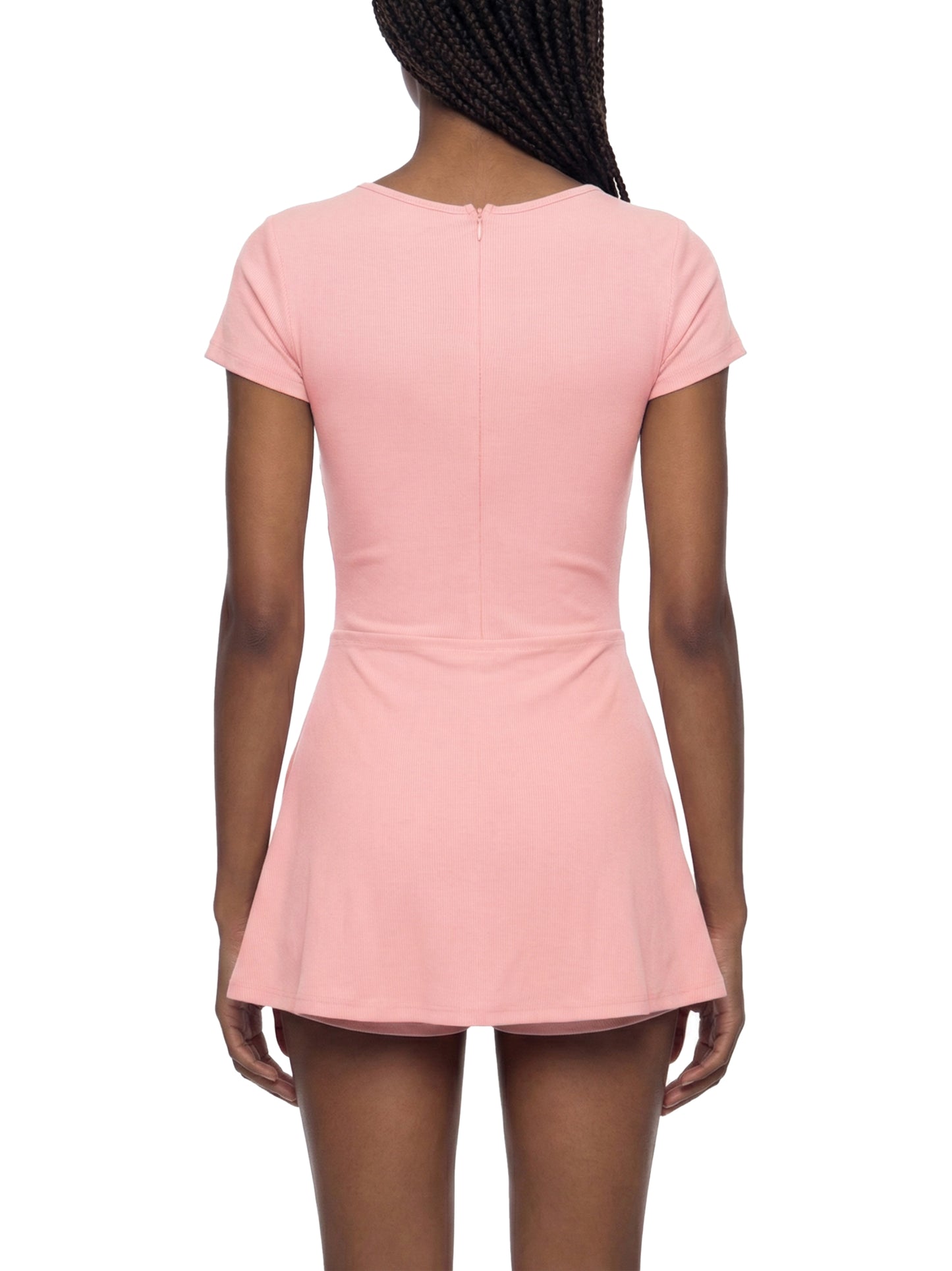Motion GWD Women's Dual-Function Cape Tie-Waist Romper