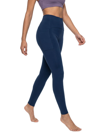 Motion GWD Women's High-Rise Ankle-Length Leggings With Side Pockets